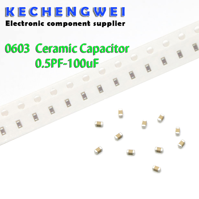 Yellow Food Snacks - 100pcs 0603 50V SMD Thick Film