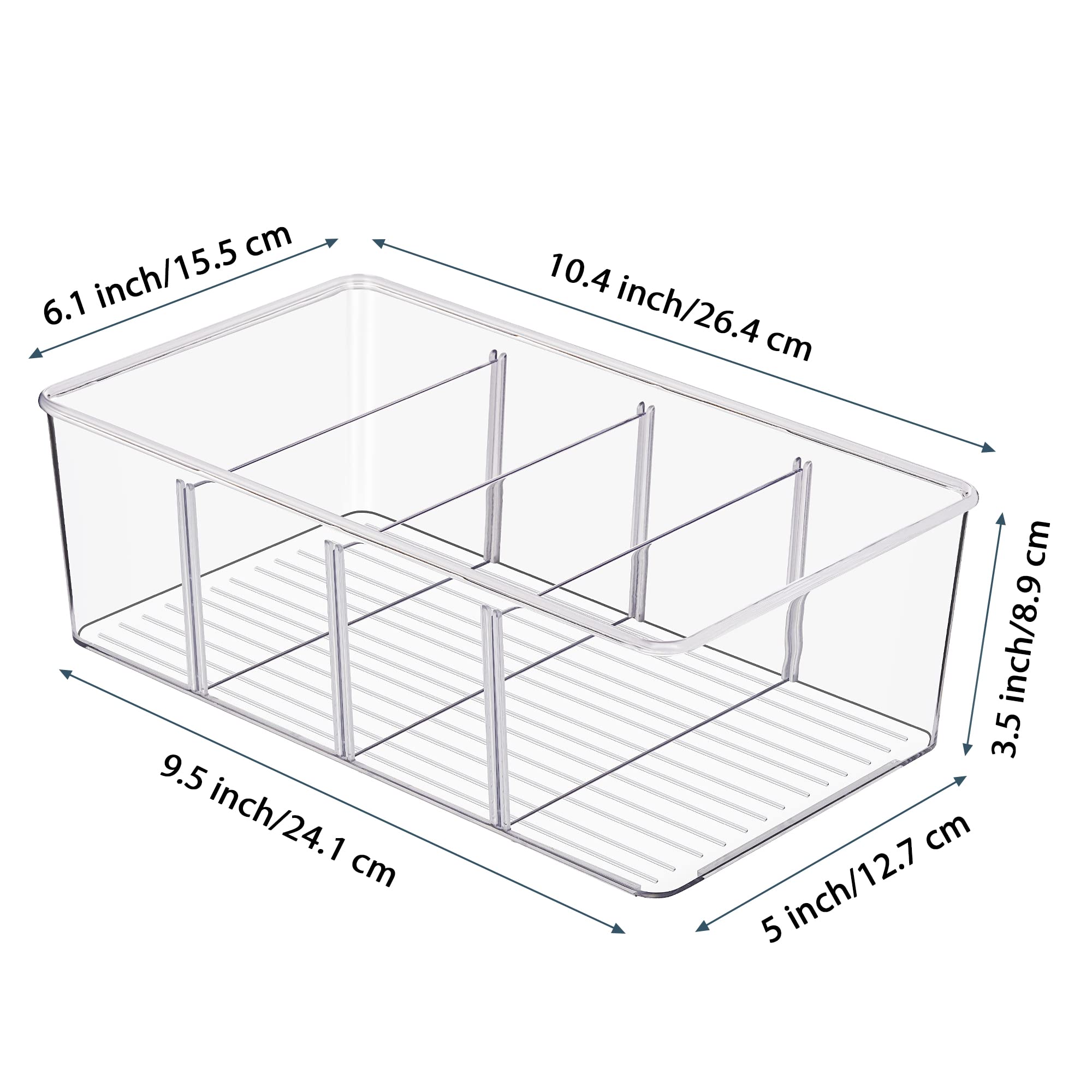 4 Compartment Food Storage Org - Food Snacks Packets ulasan dan harga