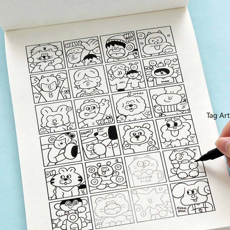 Anxious Relief Hand Picture Bo - Food Snacks Coloring Book ulasan dan harga