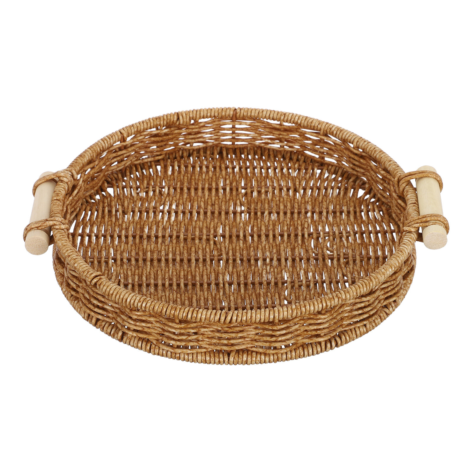 Imitation Rattan Bread Basket  - Food Snacks Basket ulasan dan harga