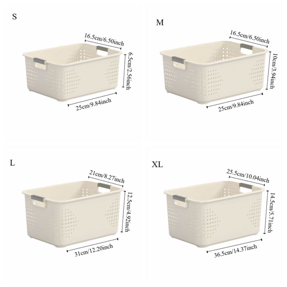 Durable Plastic Storage Basket - Food Snacks Basket ulasan dan harga