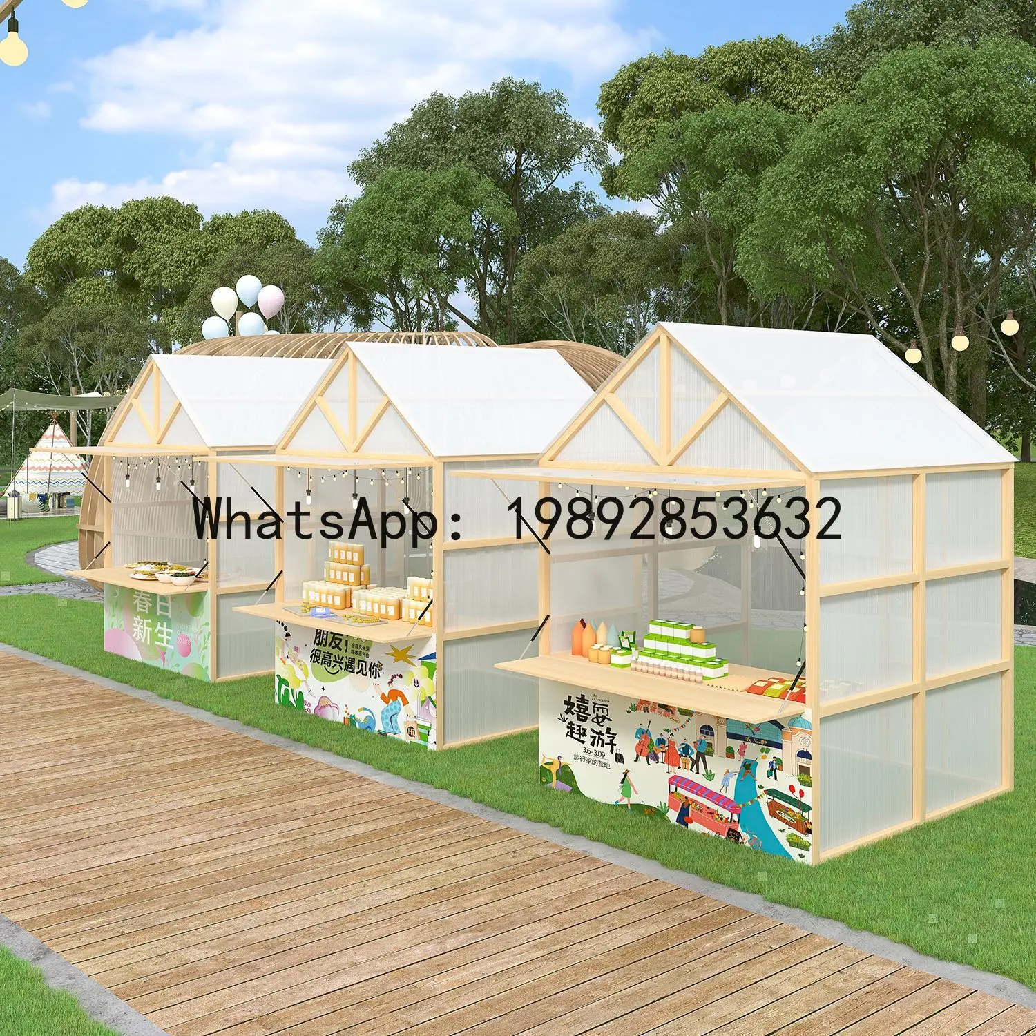 Z2-28Event Stall Rack Internet - Food Snacks With Iron ulasan dan harga
