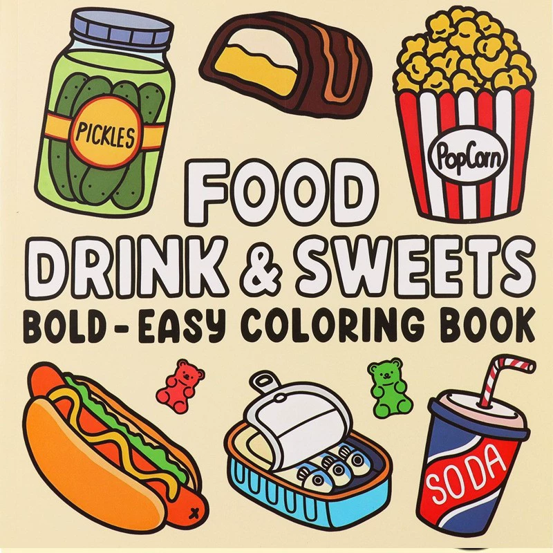 Food Drinks and Desserts Color - Food Snacks Coloring Book ulasan dan harga