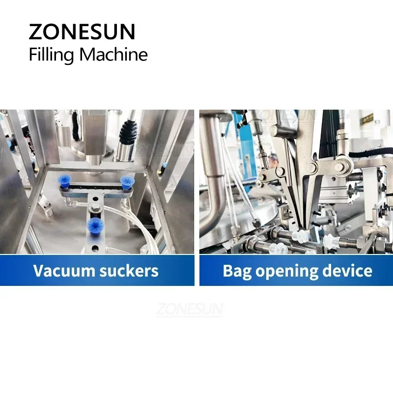 ZONESUN ZS-GB200 Automatic Gra - Food Snacks Packets ulasan dan harga
