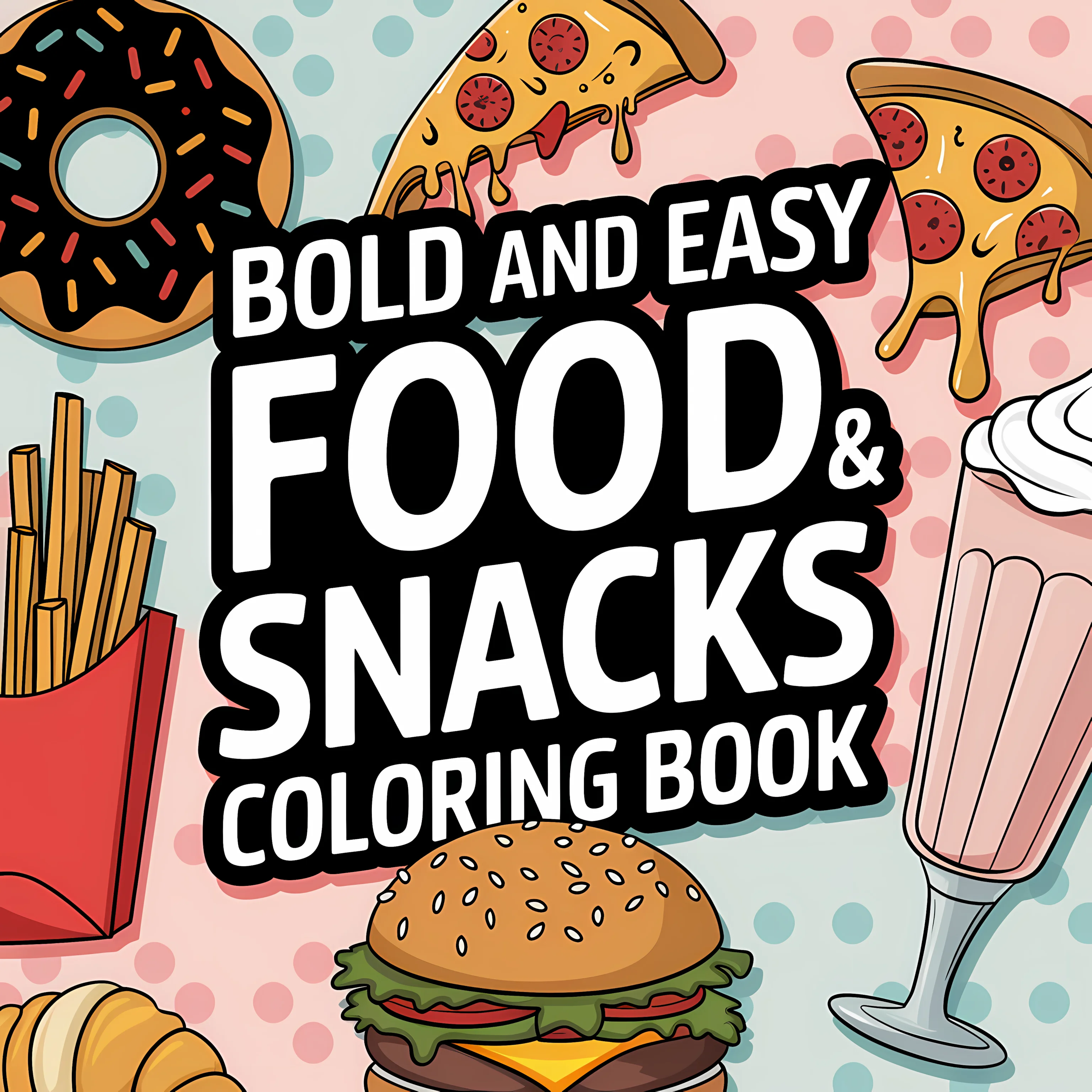 Easy Food and Snacks Coloring  - Food Snacks Coloring Book ulasan dan harga