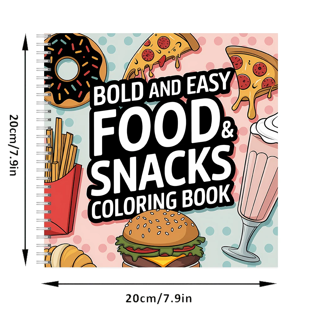 Easy Food and Snacks Coloring  - Food Snacks Coloring Book ulasan dan harga