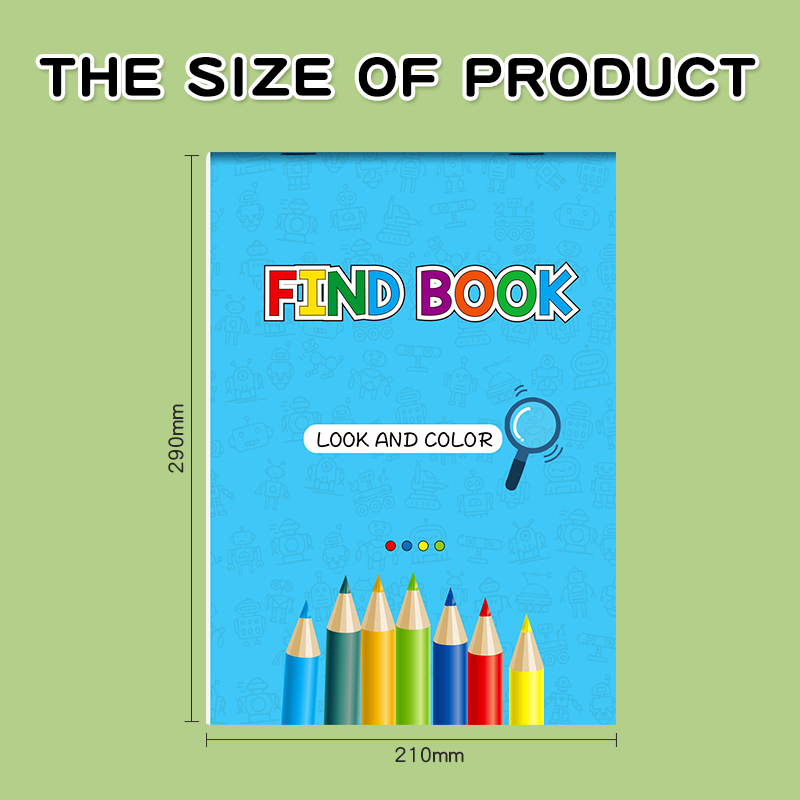 Interactive Book with Hidden P - Food Snacks Coloring Book ulasan dan harga