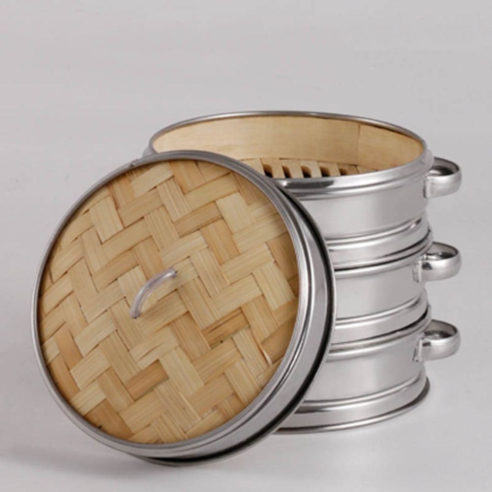 New Bamboo Bamboo Steamer Weav - Food Snacks Basket ulasan dan harga