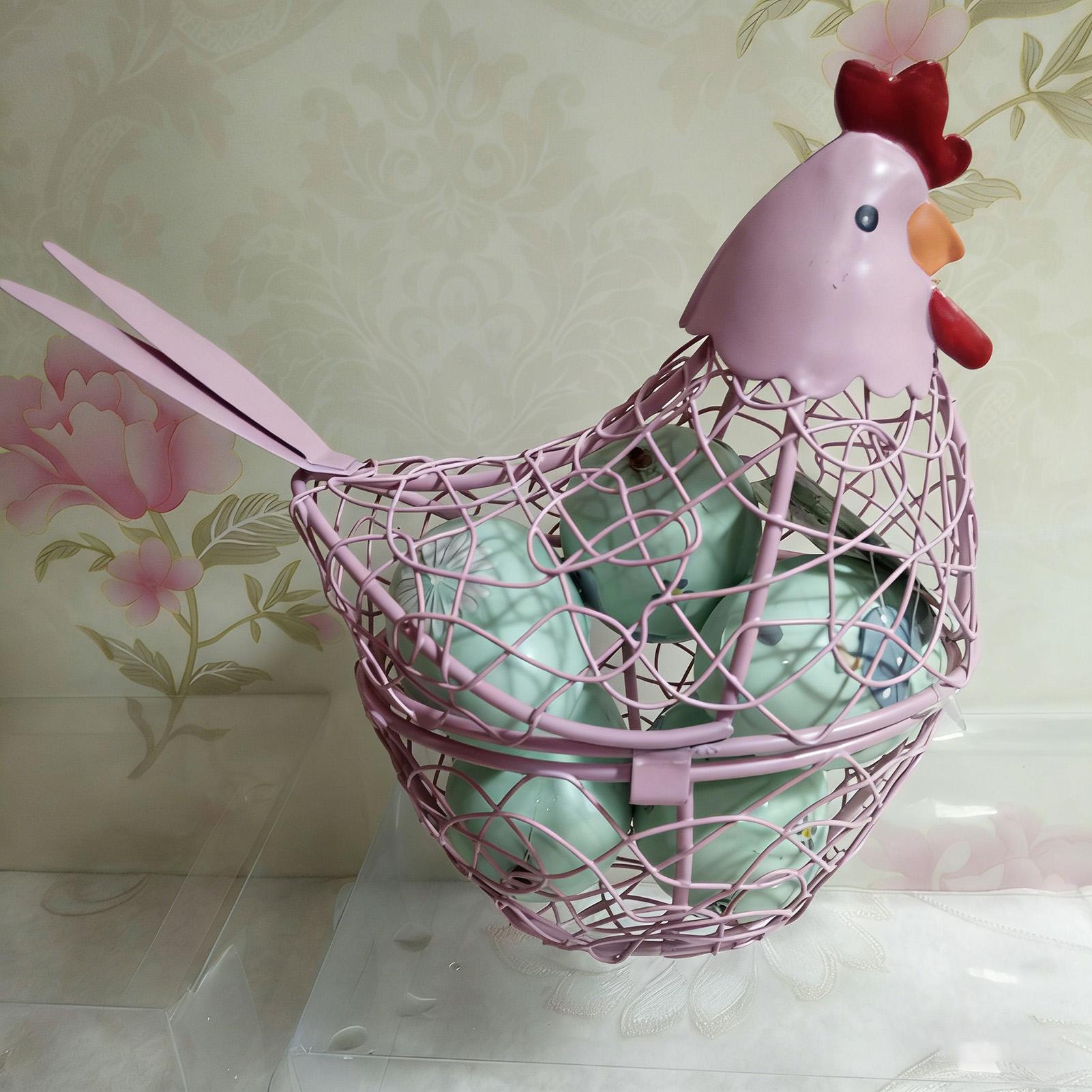 Wire Egg Basket Countertop Met - Food Snacks Basket ulasan dan harga