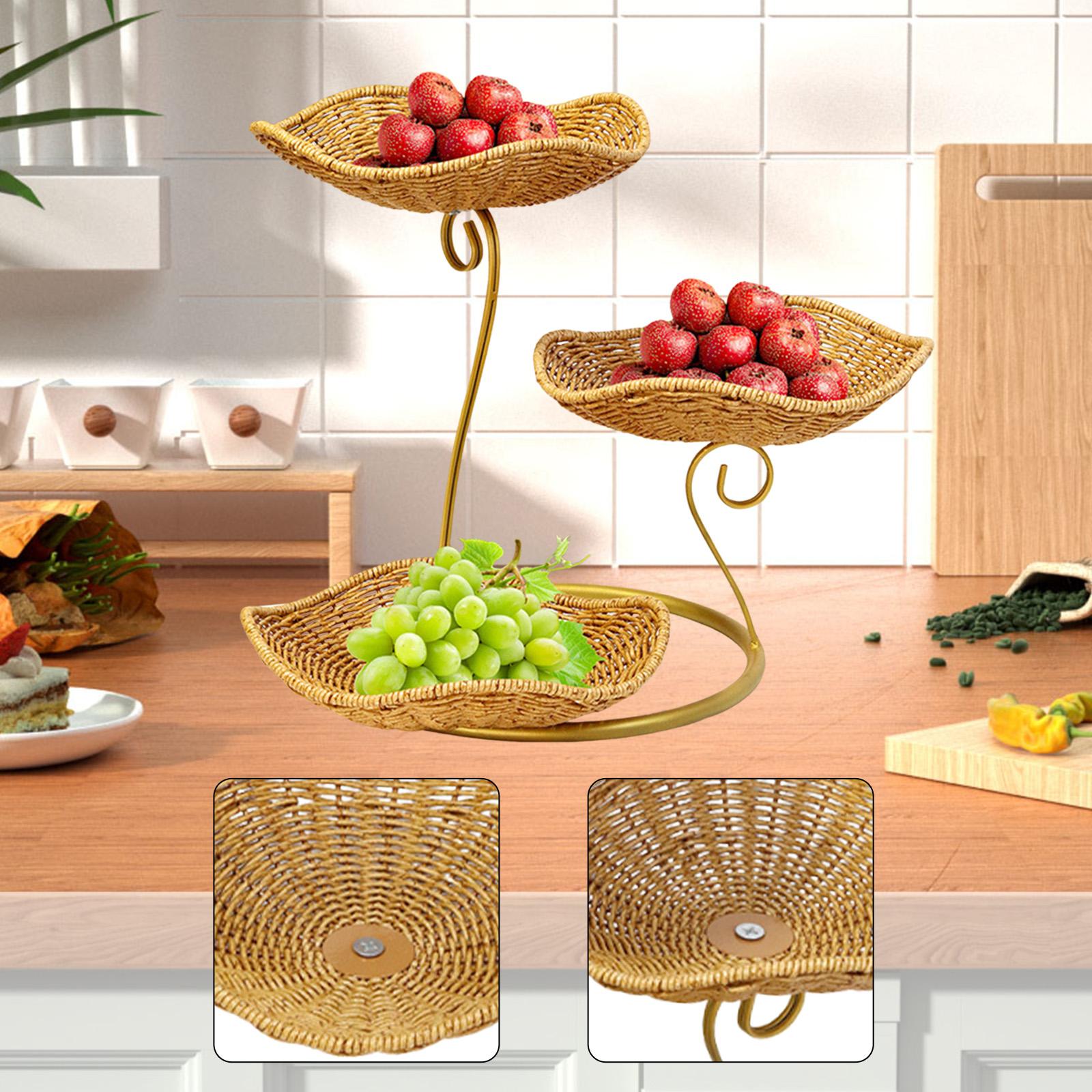 Nice Fruit Basket 3 Tiered For - Nice Food Snacks ulasan dan harga