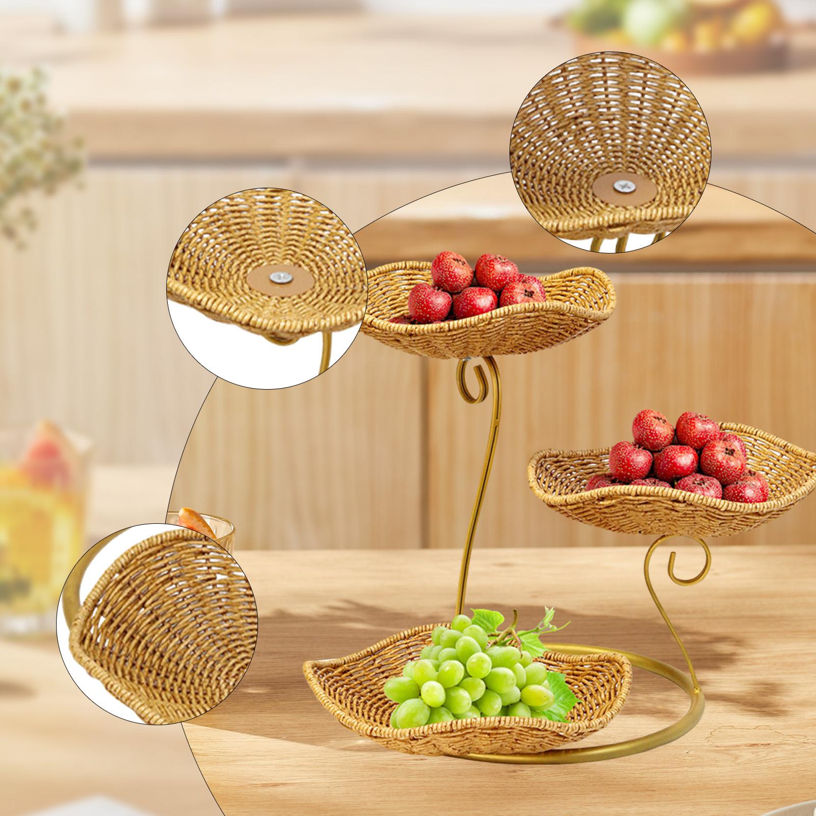 Nice Fruit Basket 3 Tiered For - Nice Food Snacks ulasan dan harga