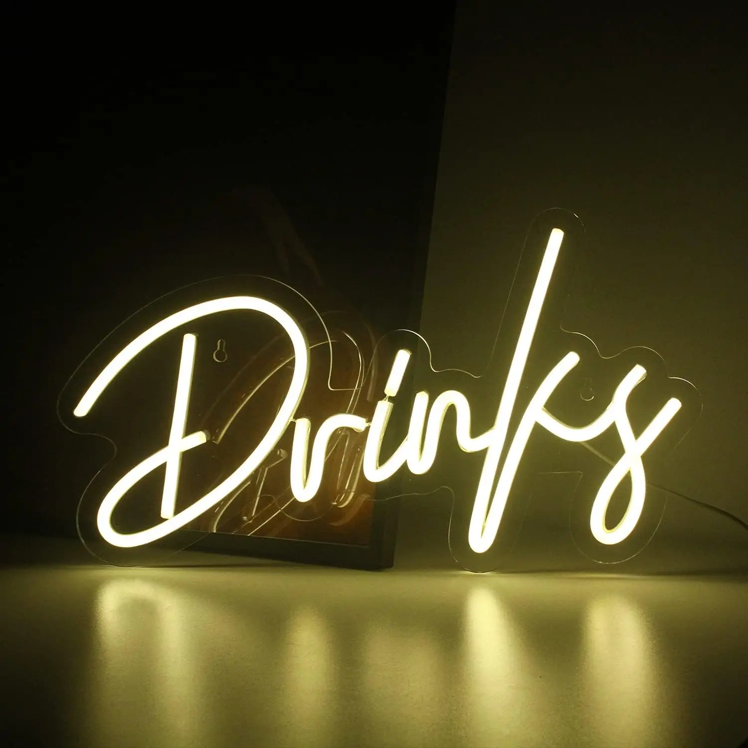 Drinks & Snacks Bar LED Neon L - Food Snacks Background ulasan dan harga