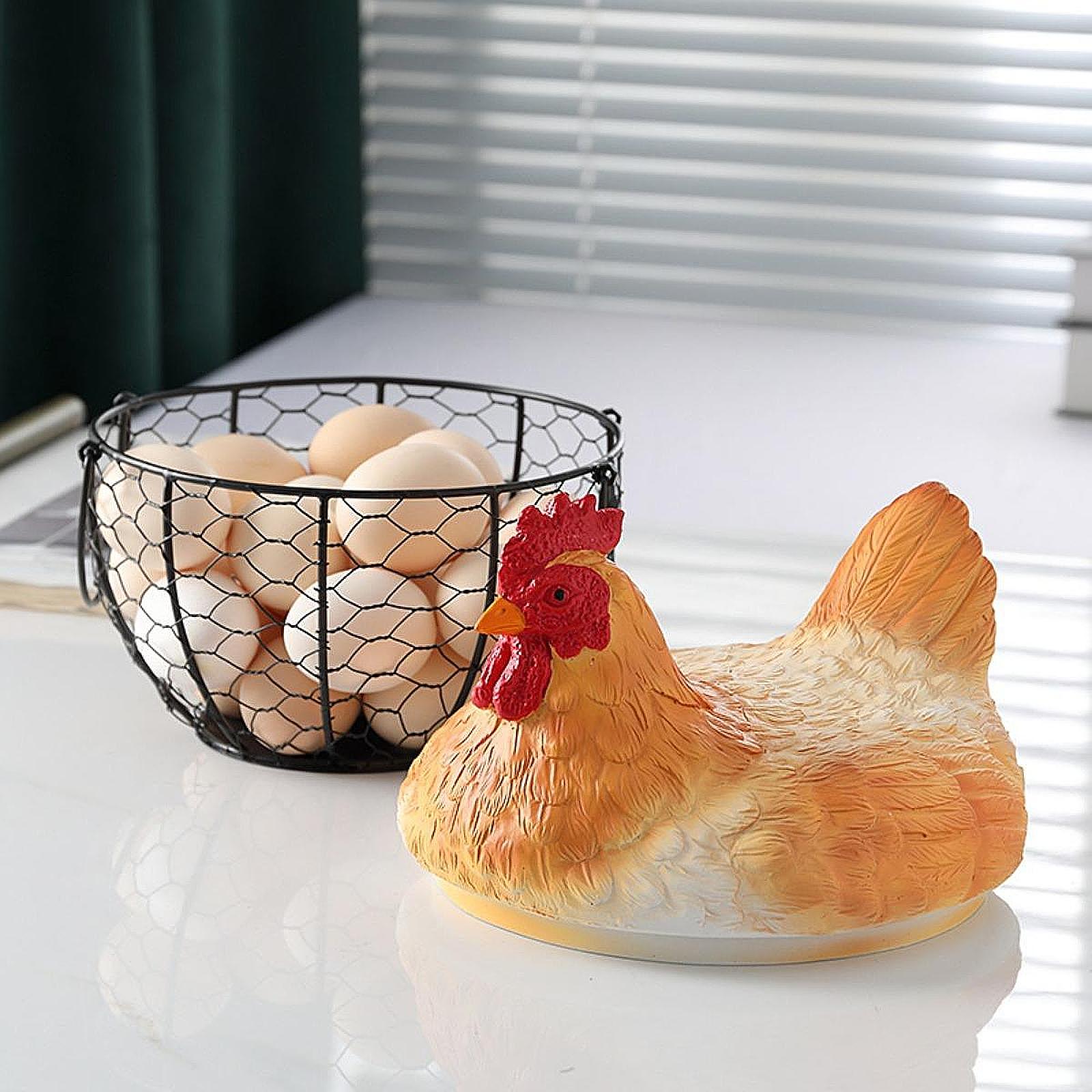 Egg Basket with Lid Kitchen Su - Food Snacks Basket ulasan dan harga