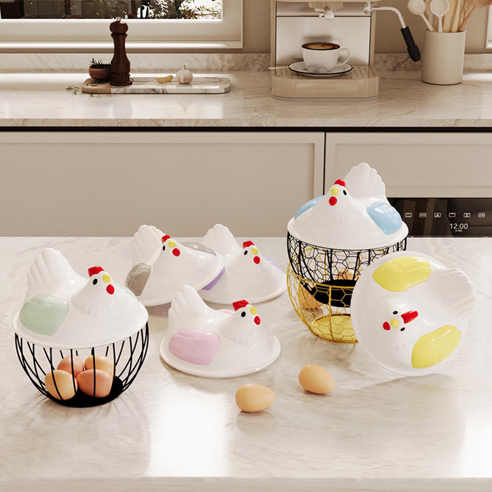 Egg Basket with Lid Kitchen Su - Food Snacks Basket ulasan dan harga