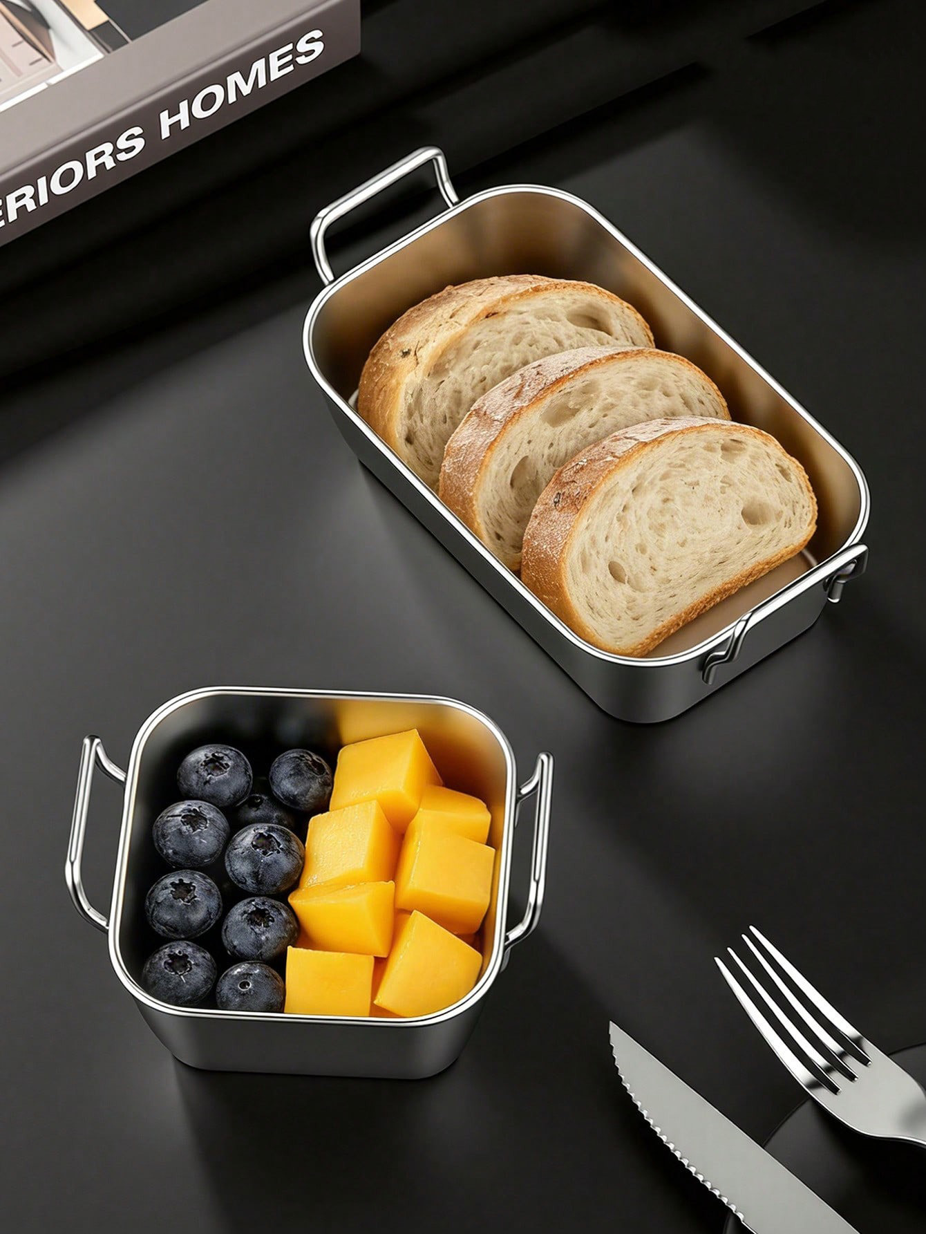 1pc Stainless Steel Double-ear - Food Snacks Basket ulasan dan harga