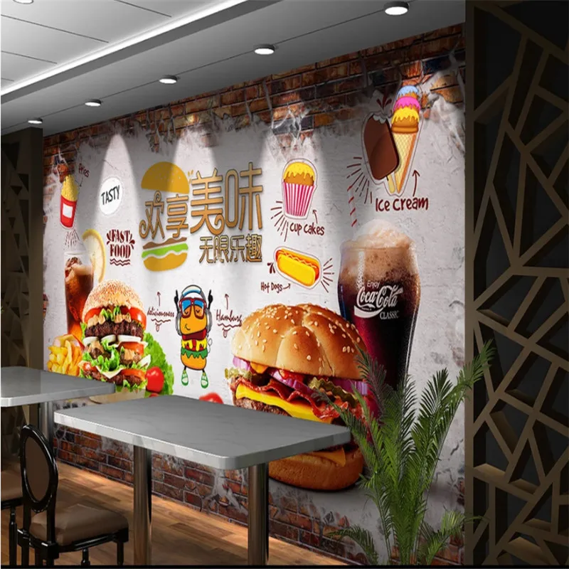 Customized Text Burger French  - Food Snacks Background ulasan dan harga
