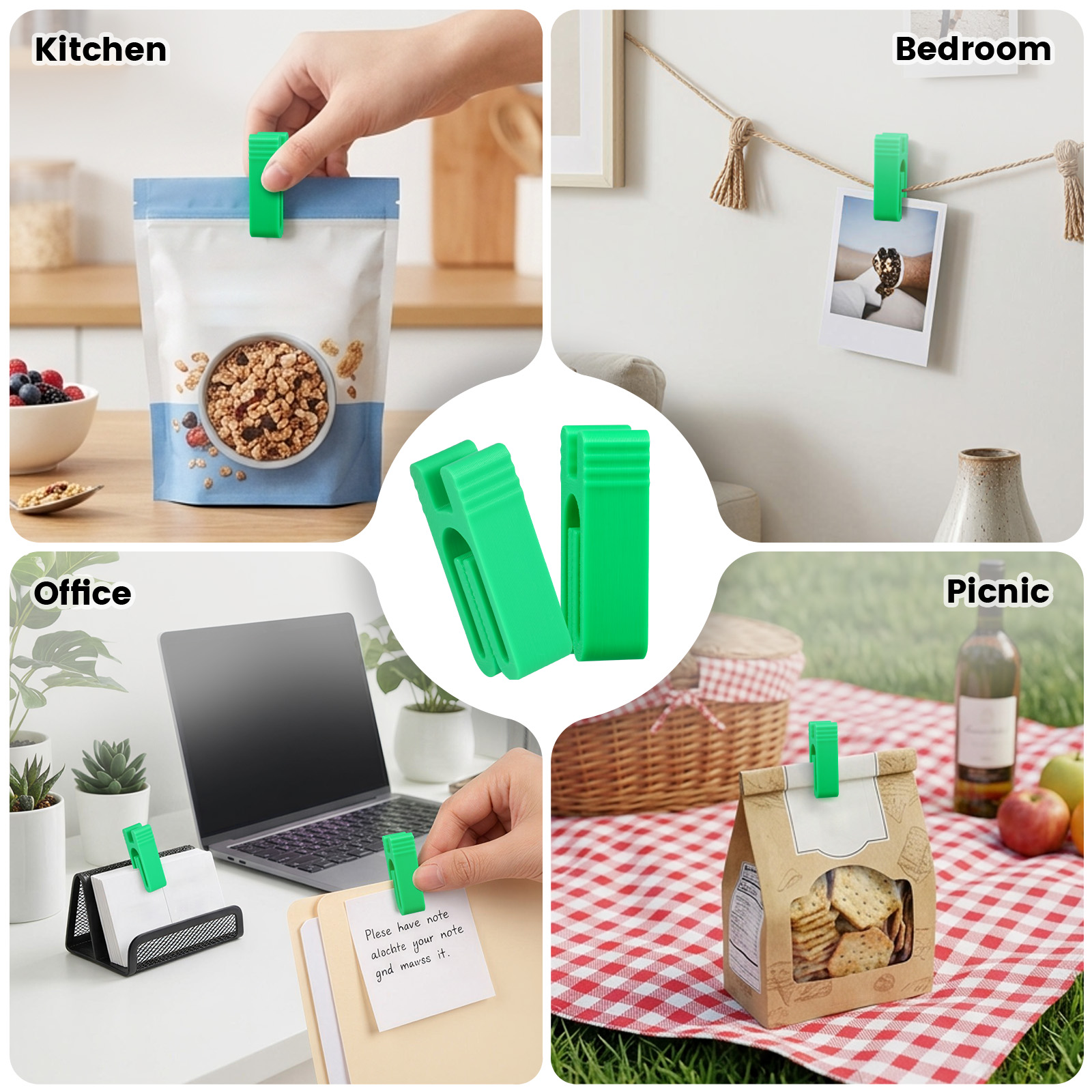 10Pcs Snack Bag Seal Clip Mult - Food Snacks Wholesale ulasan dan harga