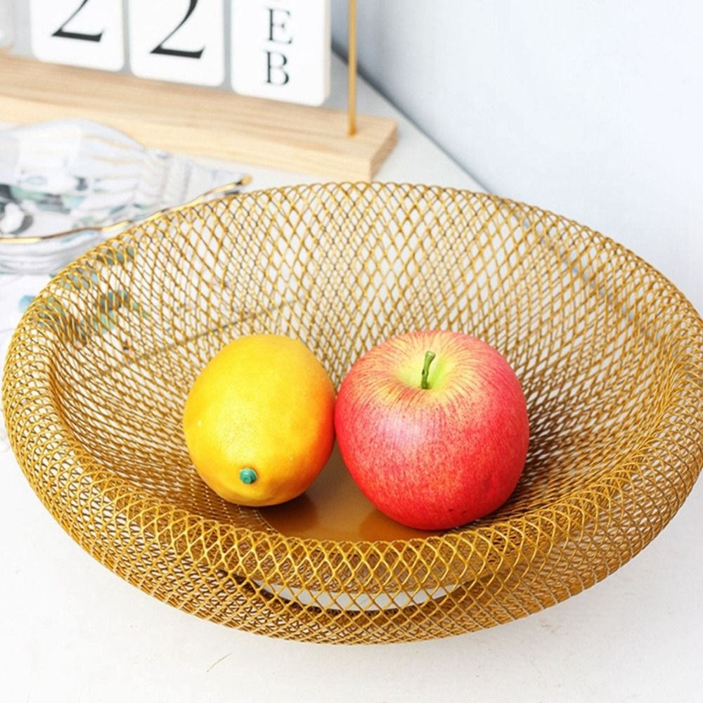 Black/Gold Iron Art Fruit Bask - Food Snacks With Iron ulasan dan harga