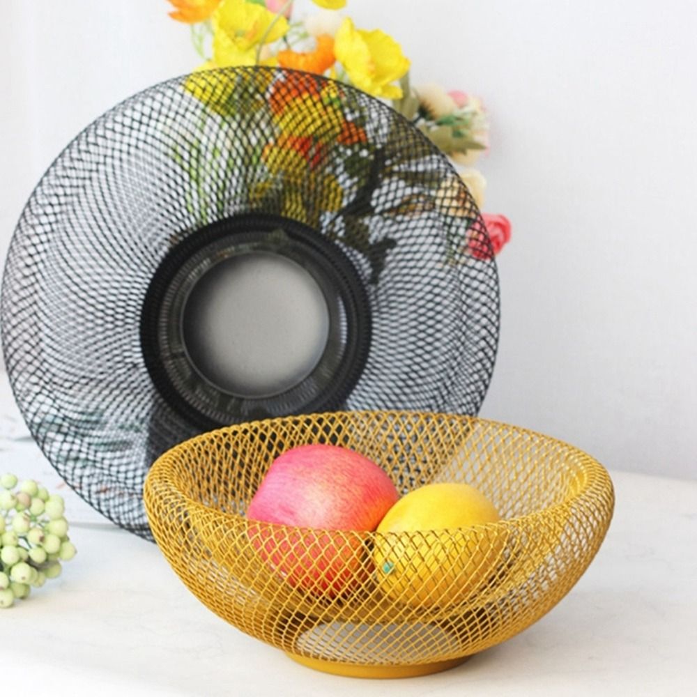 Black/Gold Iron Art Fruit Bask - Food Snacks With Iron ulasan dan harga