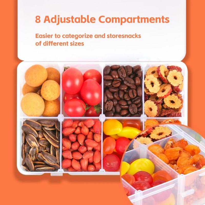 8 Grid Pill Case Snackle Box C - Food Snacks With Iron ulasan dan harga