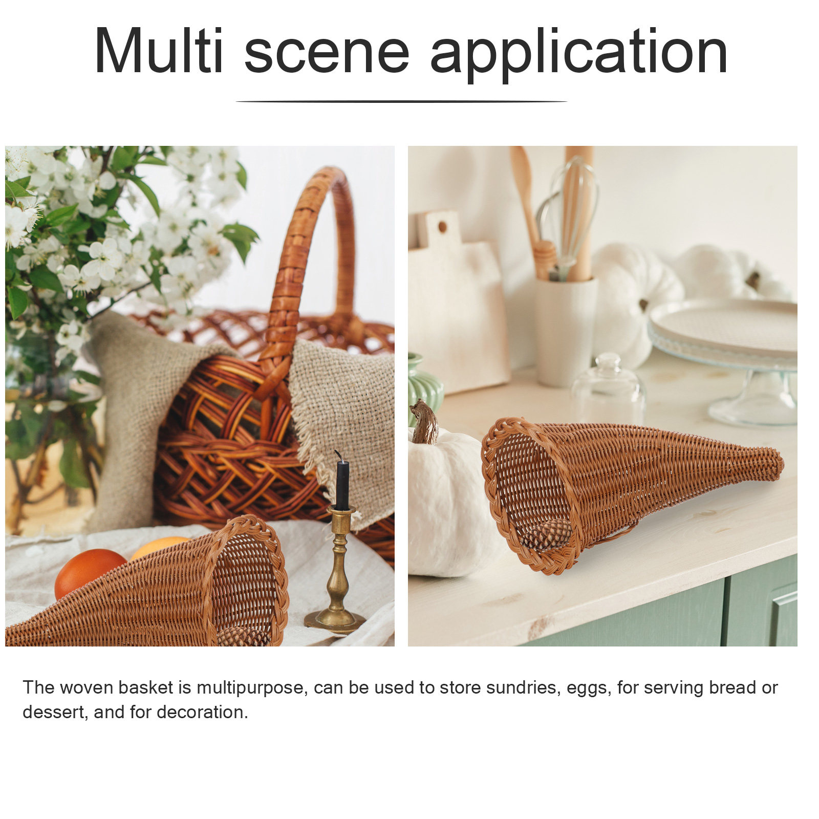 Cornucopia Basket Multipurpose - Food Snacks Basket ulasan dan harga