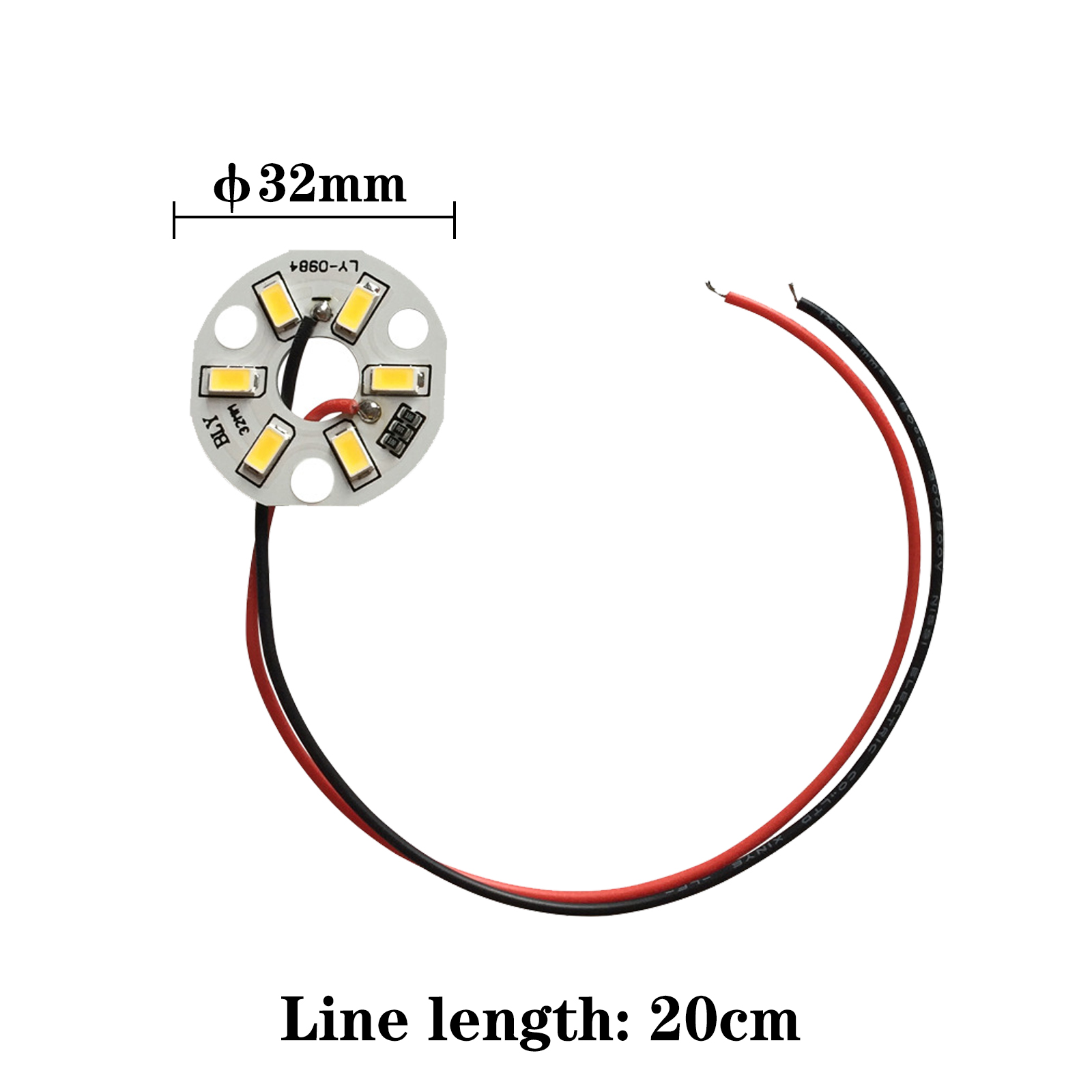 5pcs 3w Led Chip Bead Lights B - Yellow Food Snacks ulasan dan harga