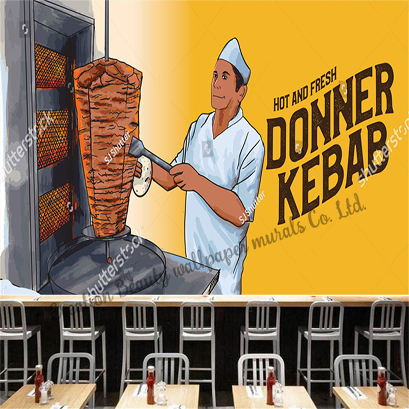 Custom Fast Food Kebab Wallpap - Food Snacks Background ulasan dan harga