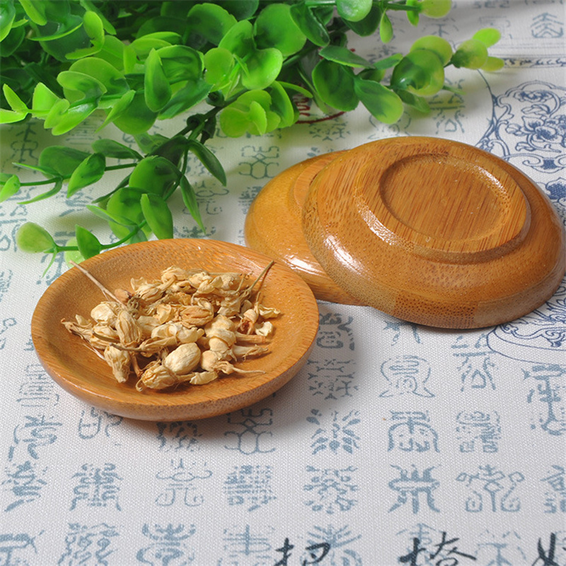 100Pcs/Lot Bamboo Saucer Stora - Food Snacks Background ulasan dan harga