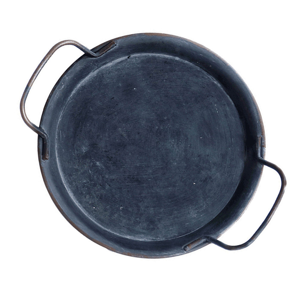 1Pcs Rustic Iron Storage Tray  - Food Snacks With Iron ulasan dan harga