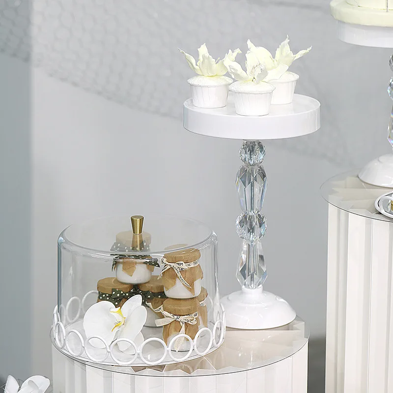 White cake tray wrought iron c - Food Snacks With Iron ulasan dan harga