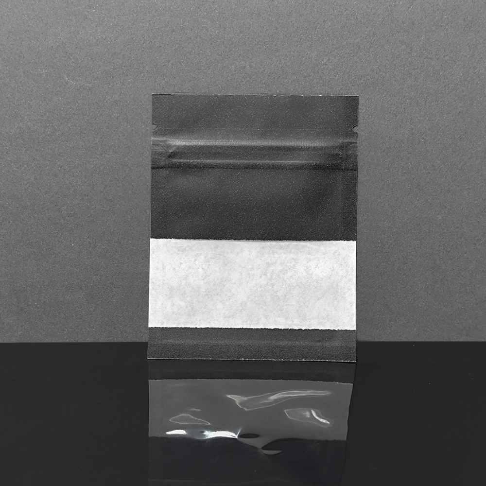 100pcs Black Reclosable Kraft  - Food Snacks Packets ulasan dan harga