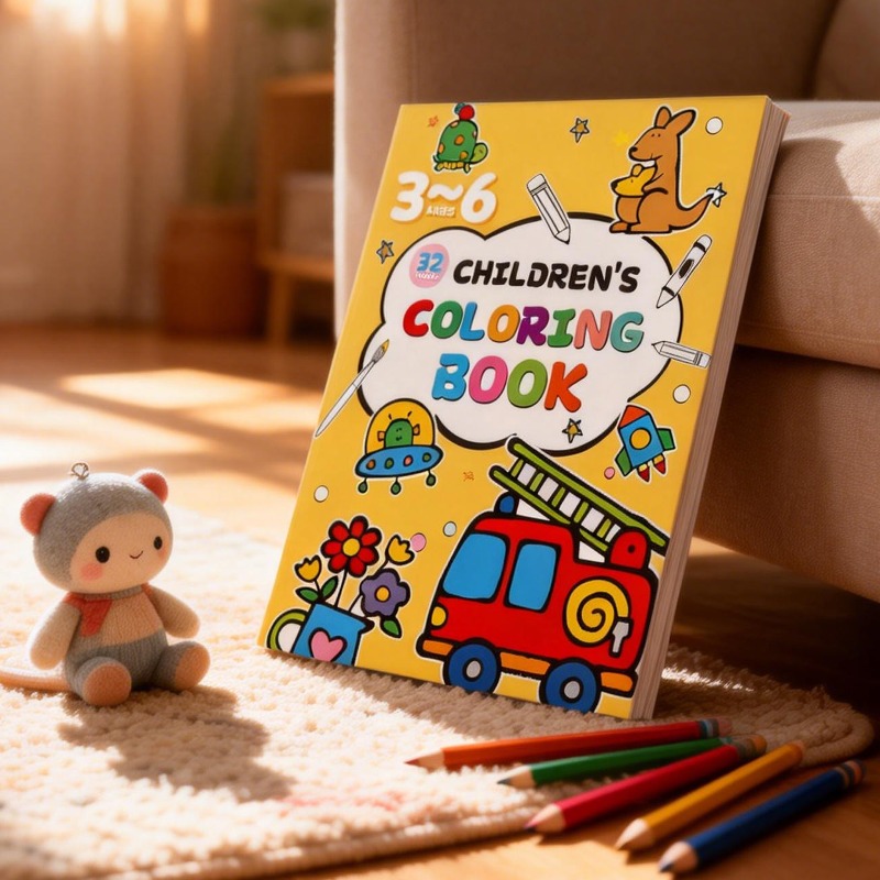 Children's Drawing Book, Conta - Food Snacks Coloring Book ulasan dan harga