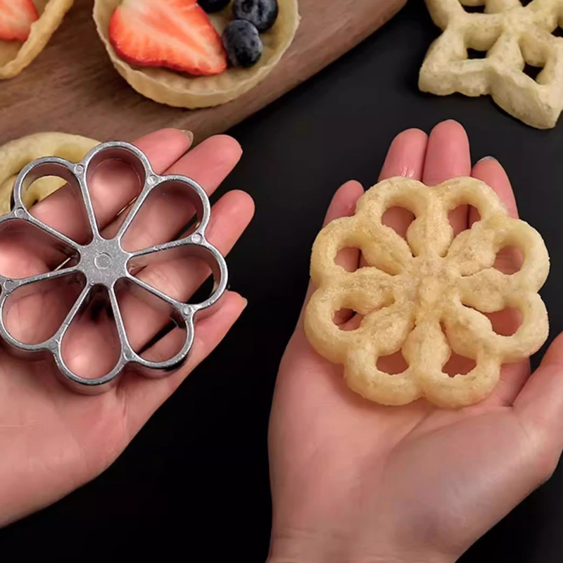 Creative Flower Design Aluminu - Food Snacks With Iron ulasan dan harga